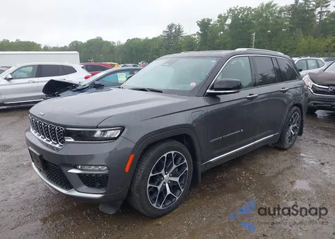 2023 Jeep Grand Cherokee 4Xe Summit Reserve z USA, uszkodzony, nr VIN 1C4RJYE64P8904140